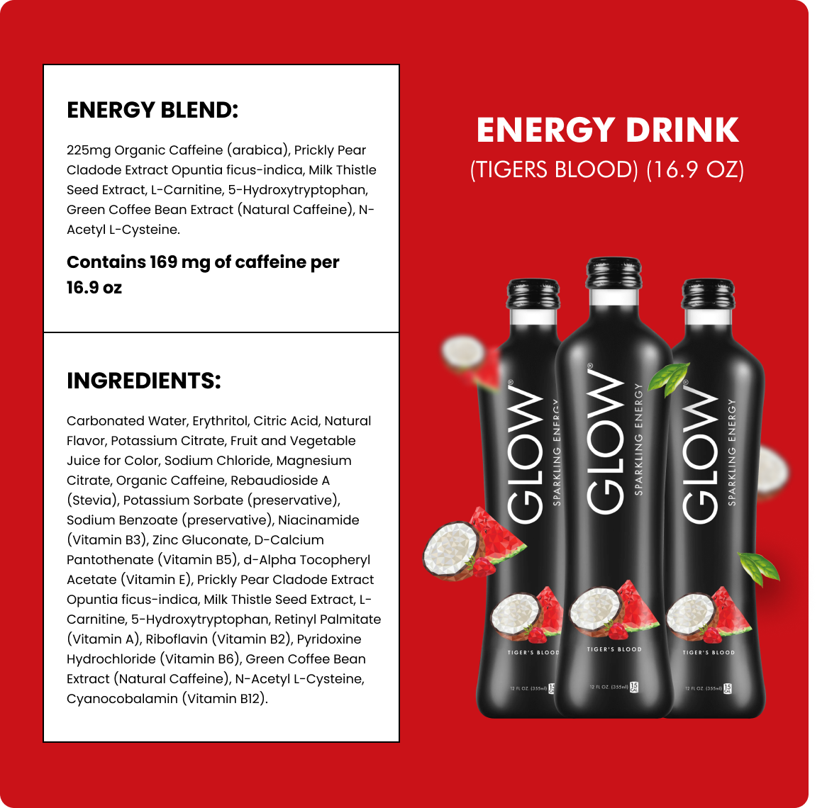 Tiger's Blood Sparkling Energy, 12-Pack