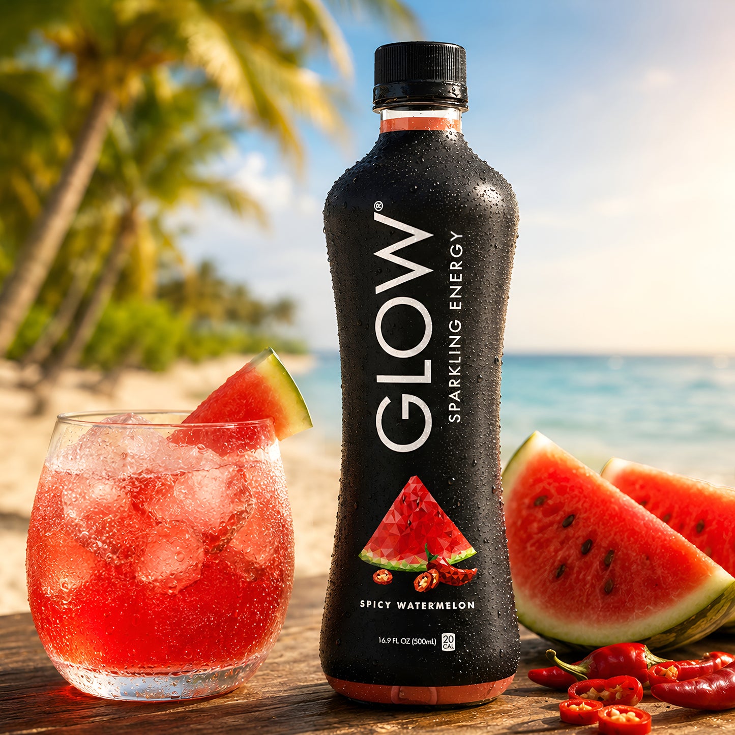 Spicy Watermelon Sparkling Energy, 12-Pack