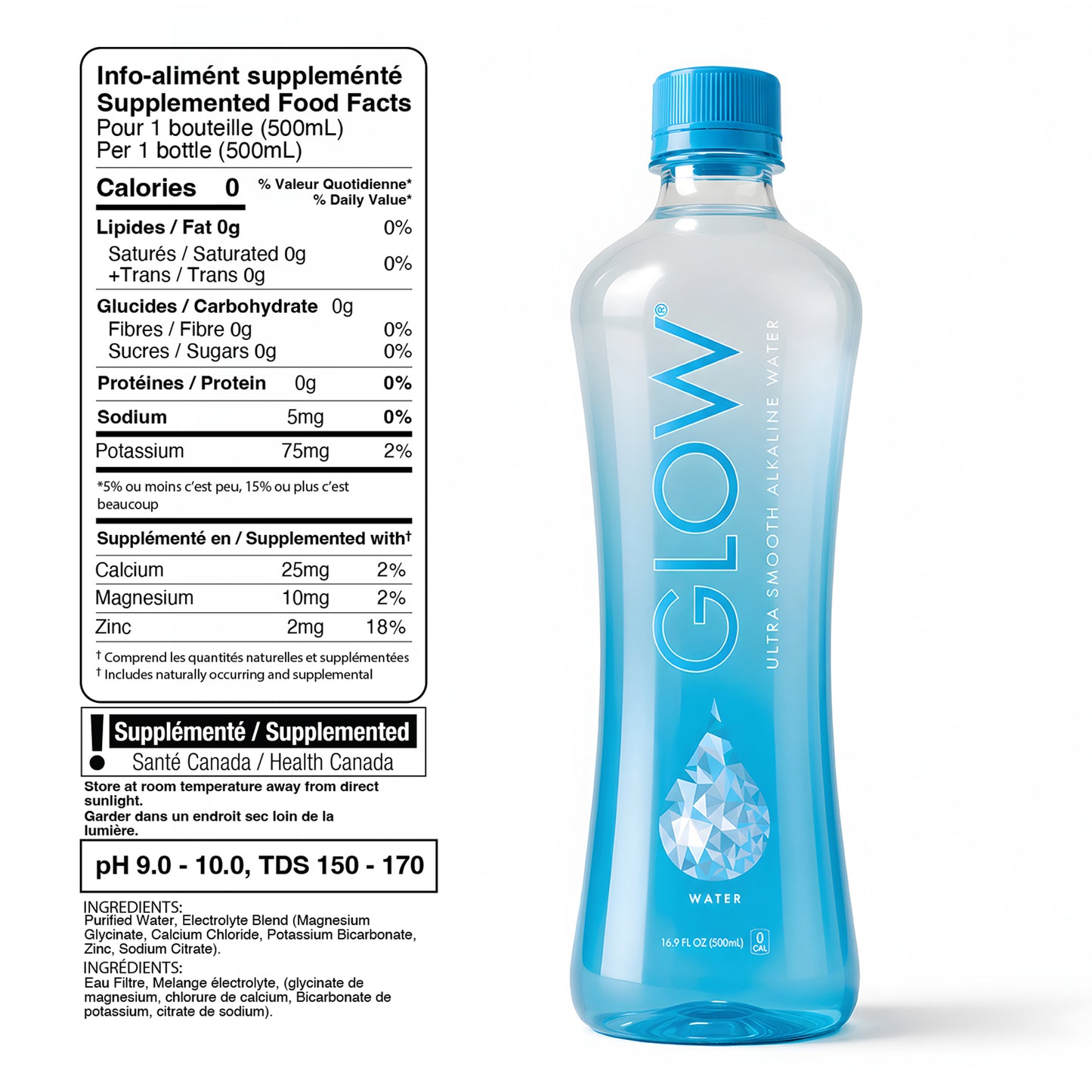 Ultra Smooth Alkaline Water, 16.9fl oz 24-Pack